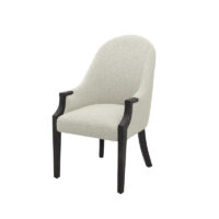 elegant dining chair with wood frame