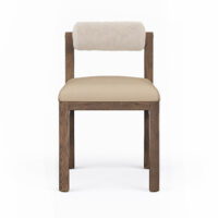 The Marlowe Armless Chair handcrafted in Toronto by Vogel.